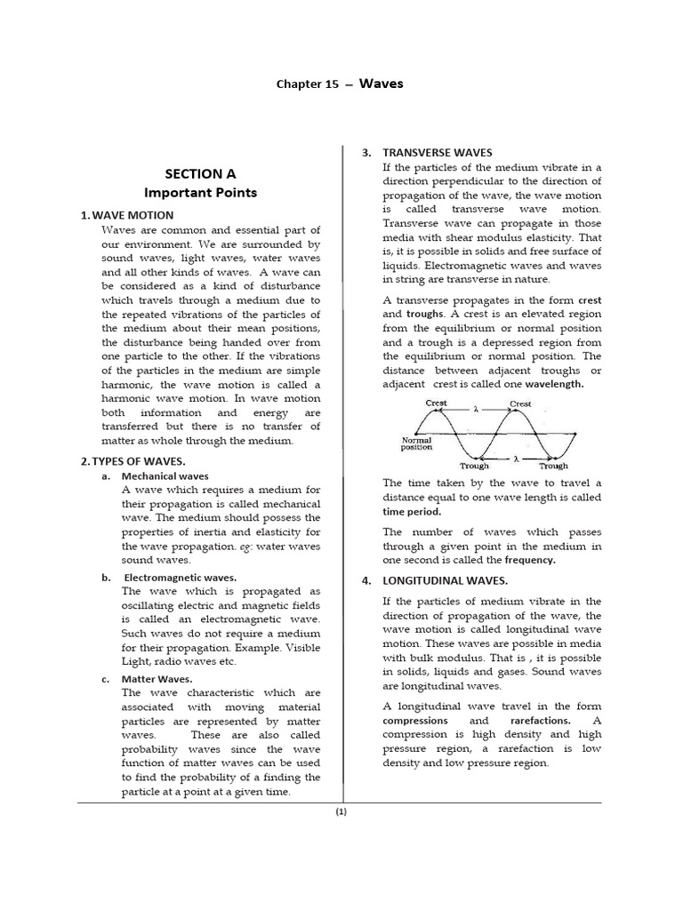 15.Psk Waves Jee | PDF | Waves | Normal Mode