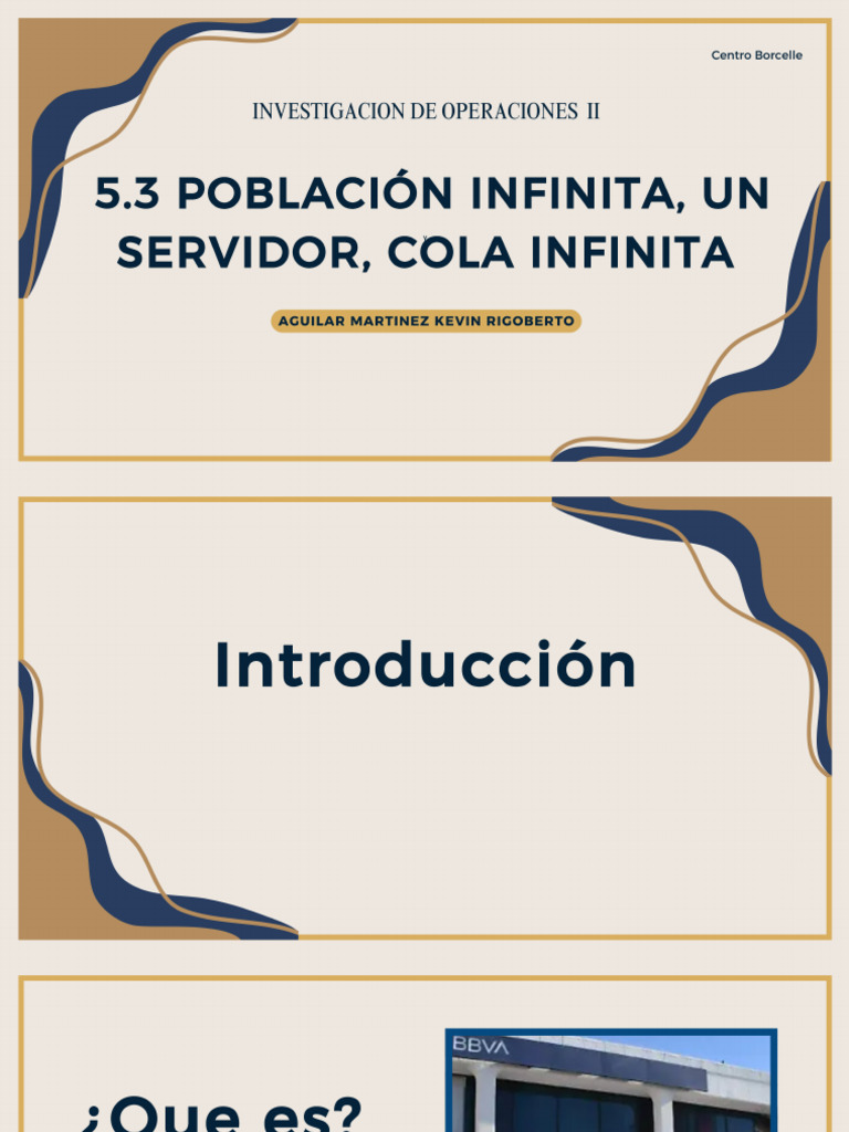 5.3 Población Infinita, Un Servidor, Cola Infinita - 20251125 - 091418 ...