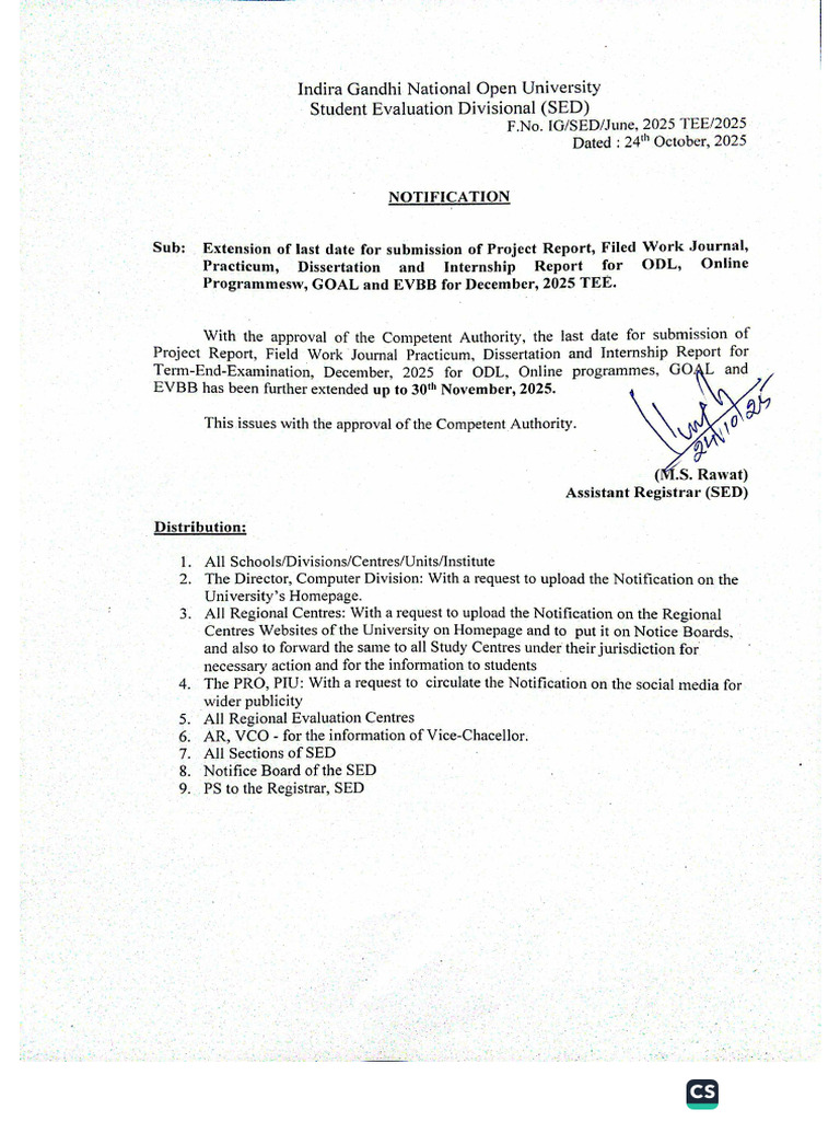Notification | PDF