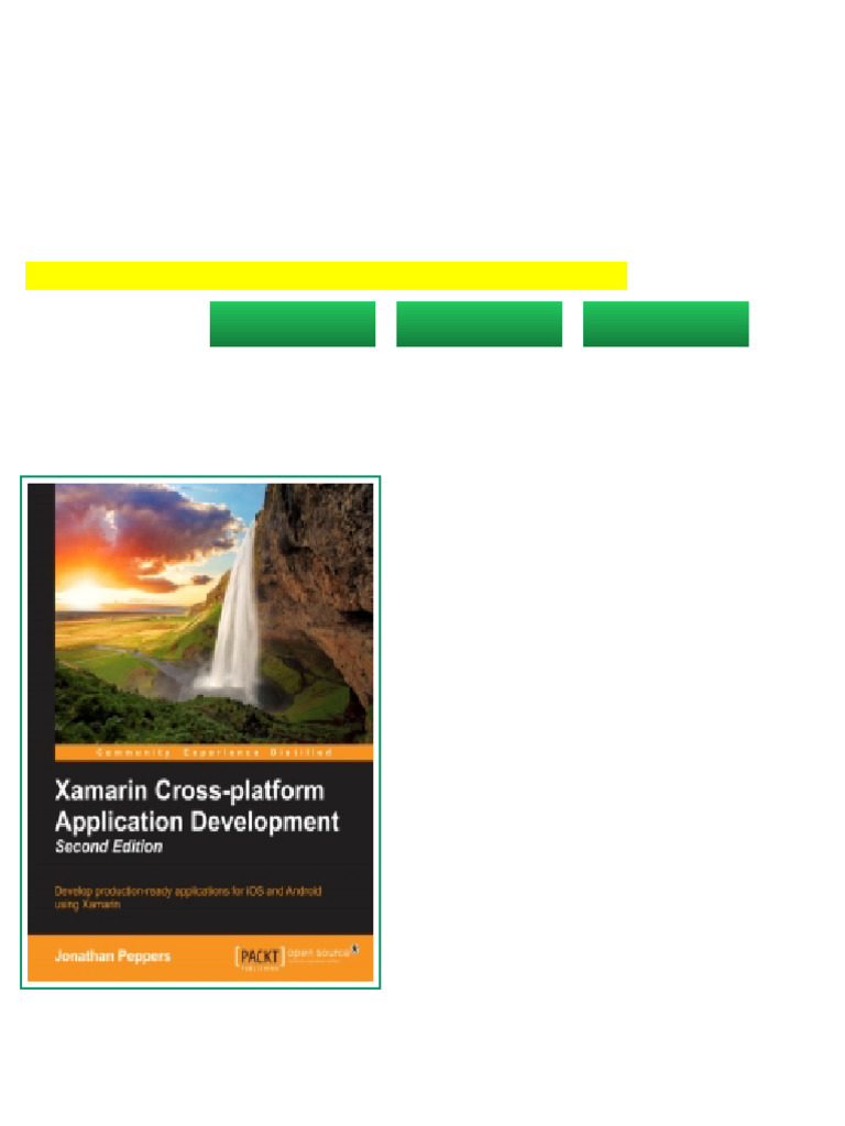 Xamarin Cross platform Application Development 2nd Edition Develop ...
