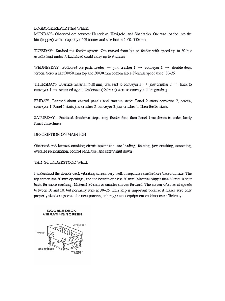 Logbook Report 2 1 2 | PDF