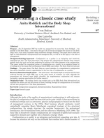 Download Revisiting a Classic Case Study- Anita Roddick and the Body Shop International by Jennifer Cooper SN95763133 doc pdf