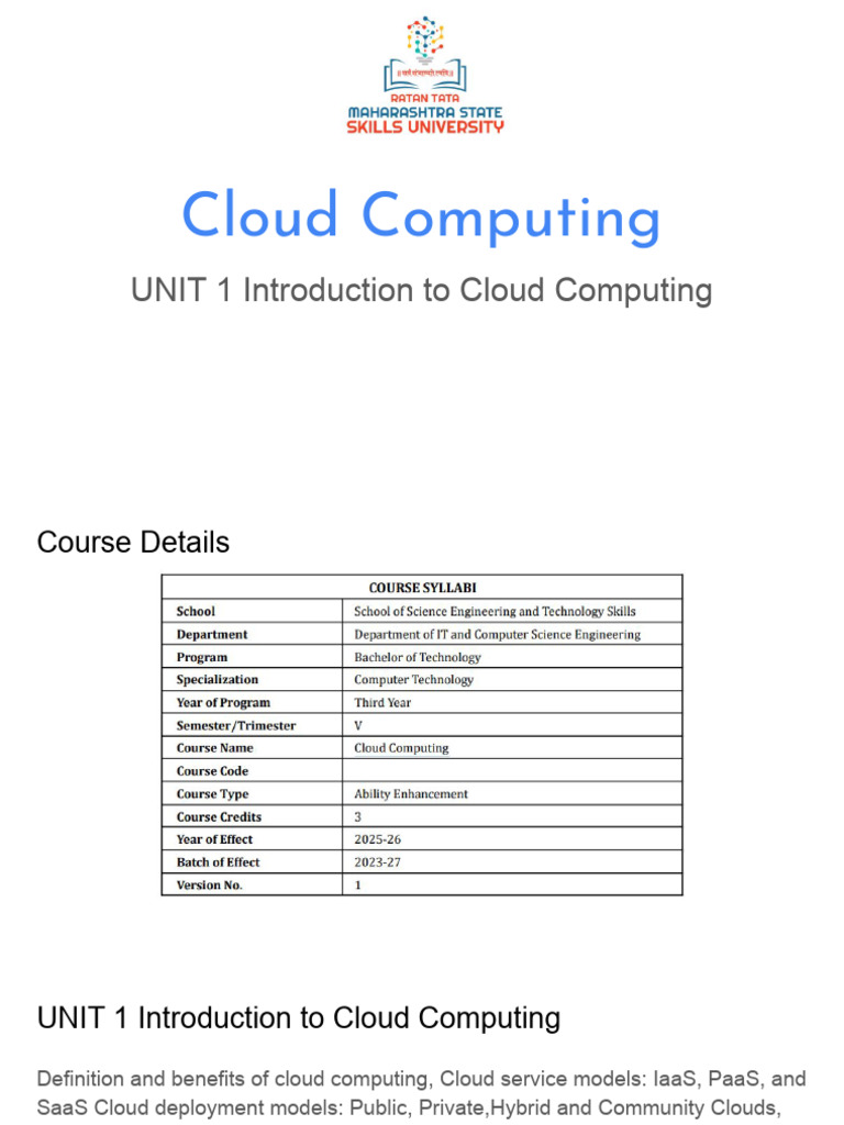 Comprehensive Guide to Cloud Computing | PDF | Cloud Computing ...