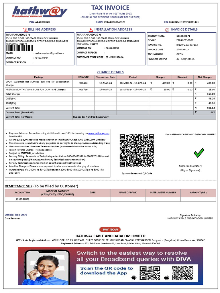 I0129p2403067152 | PDF | Invoice | Payments