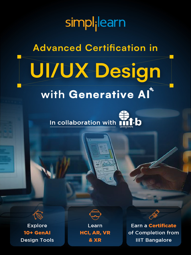 Advanced UI/UX Design Certification with AI | PDF | Usability ...