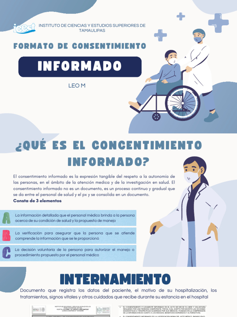 Consentimiento Informado en Salud | PDF | Consentimiento informado ...