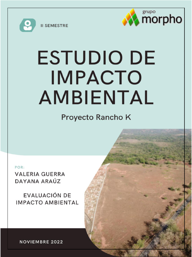 Proyecto de Impacto 2022 | PDF | Evaluación de impacto ambiental ...