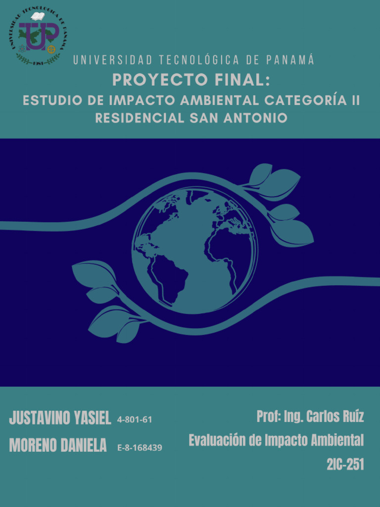 Proyecto Del Estudio de Impacto Ambiental. YJ - DM | PDF | Evaluación ...