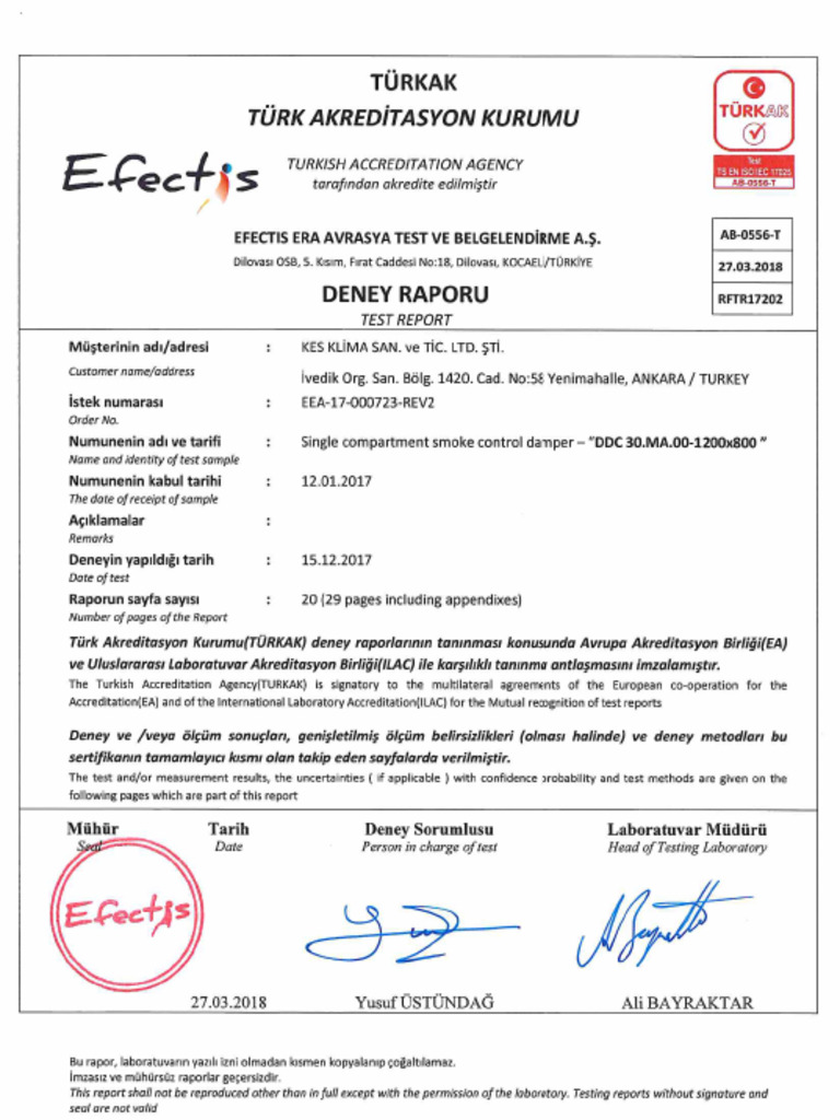 DDC Test Report En1 | PDF