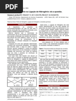 Ponte de Hidrogênio ou Ligação de Hidrogênio. Eis a Questão