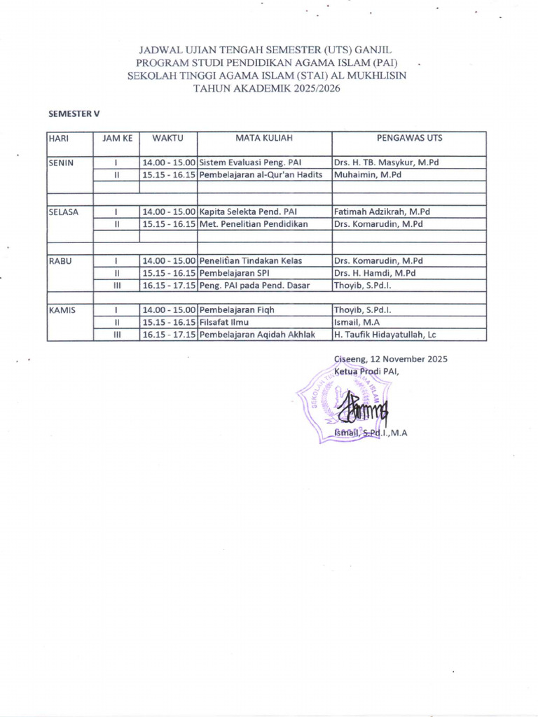 Semester V | PDF