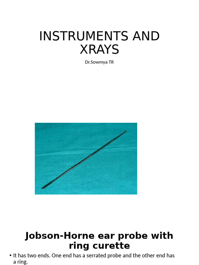 Instruments | PDF | Ear | Human Nose