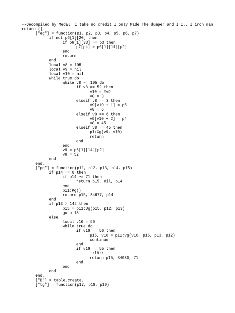 Iron Man Decompiled Code Analysis | PDF