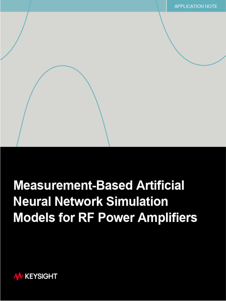 ANN Models for RF Power Amplifiers | PDF | Amplifier | Simulation