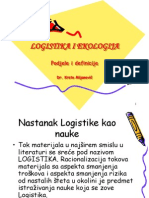 Prezentacija 2-1 - Logistika I Ekologija - Krsto Mijanovic