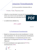 Trasformazioni TERMODINAMICHE