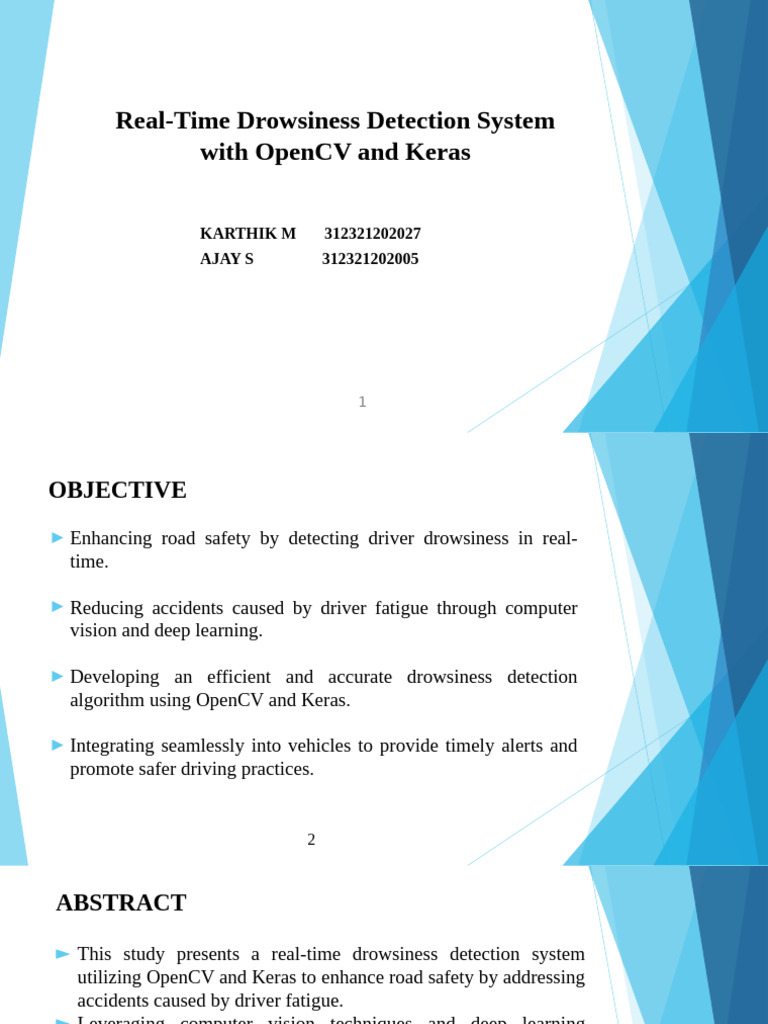 Real-Time Drowsiness Detection System | PDF | Image Segmentation | Deep ...