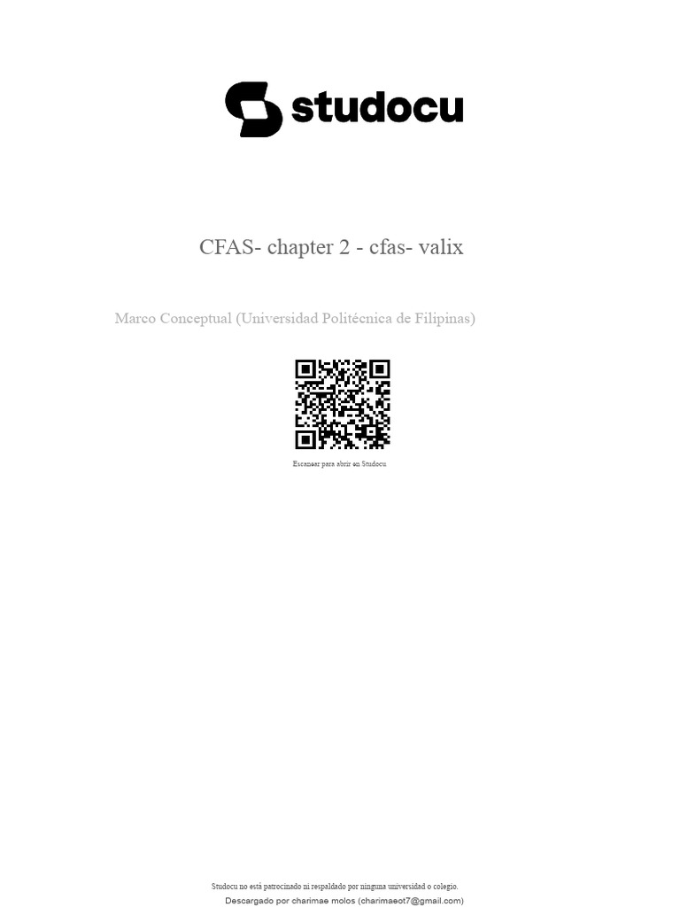 Marco Conceptual CFAS Capítulo 2 | PDF