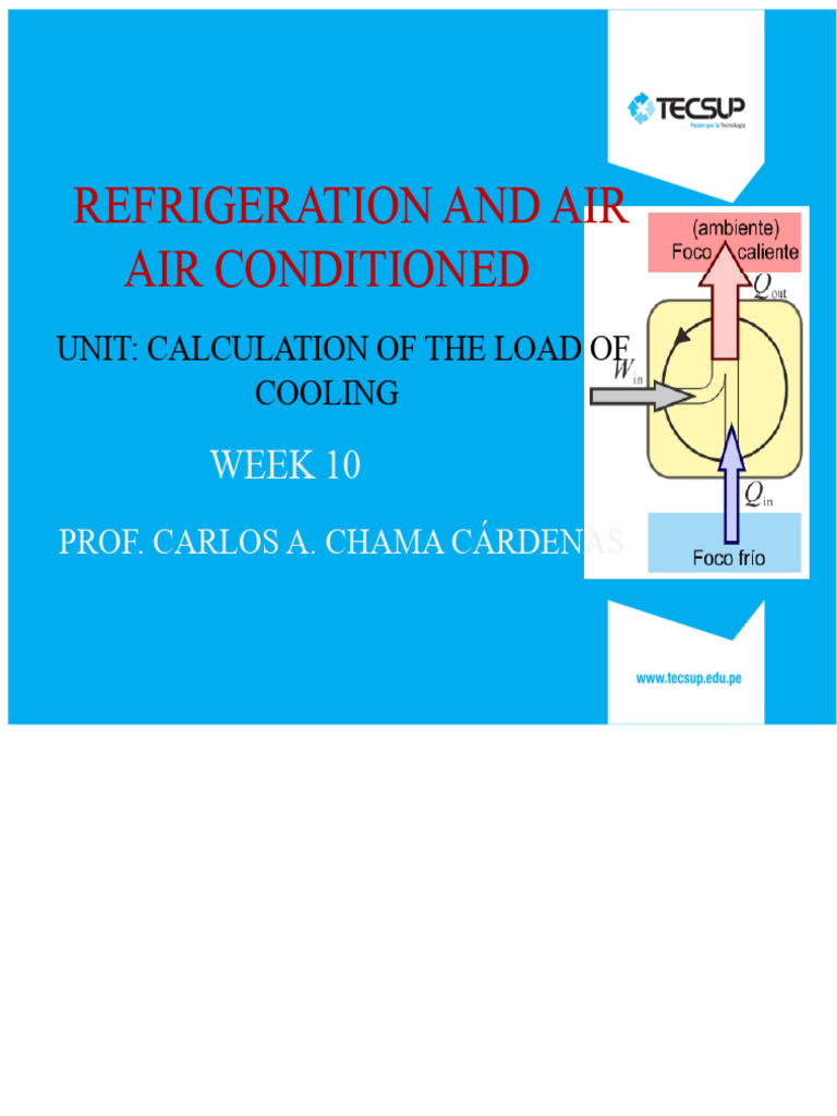 Cooling Load Calculation for Refrigeration | PDF | Heat Transfer | Heat