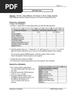 Excel Module 1 Project Study Guide | PDF | Worksheet