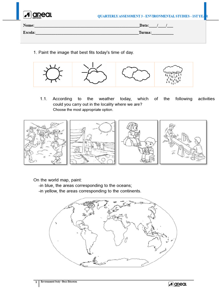 Environmental Study - 1st Year | PDF | Natural Environment | Earth Sciences