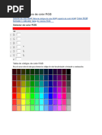 Paleta de Colores en Visual Basic | PDF