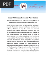 A Look at the Intellectual, Cultural and Legal Bases of the Political and Social Project of Blacks in Iraq