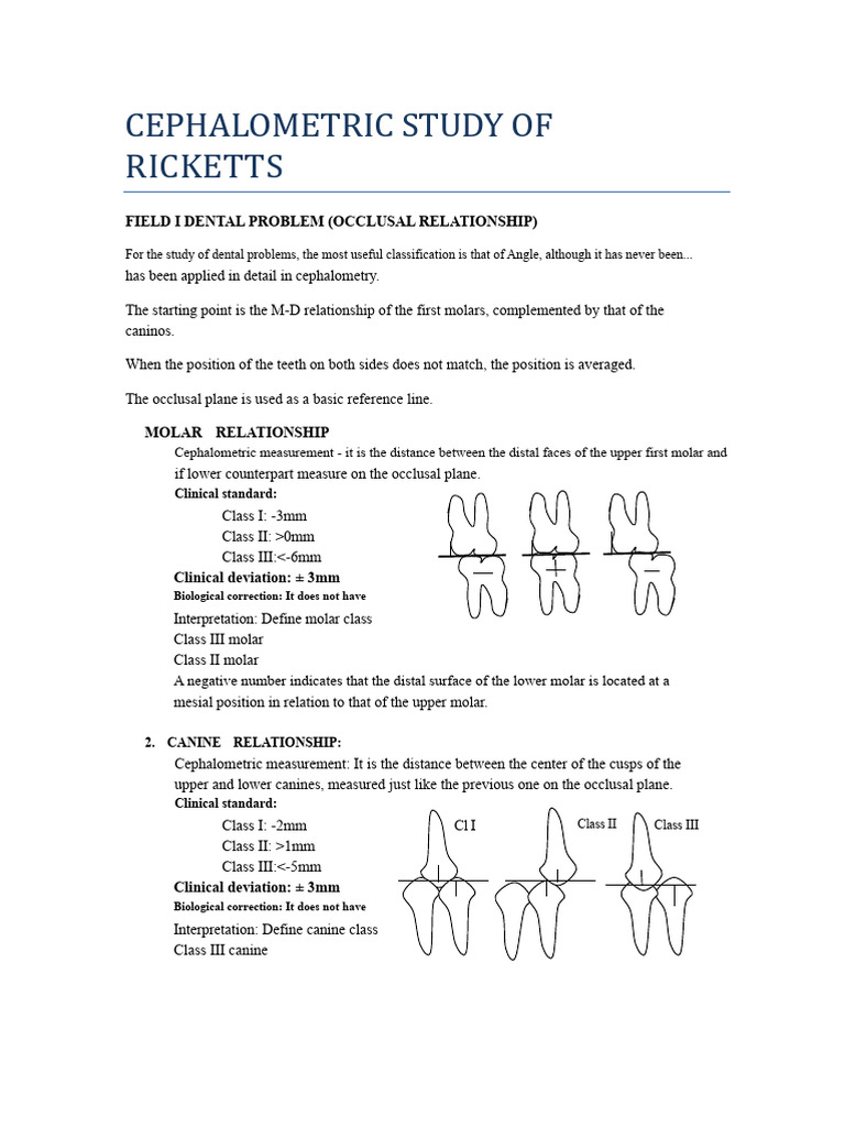 Ricketts Manual | PDF | Dentistry | Mouth