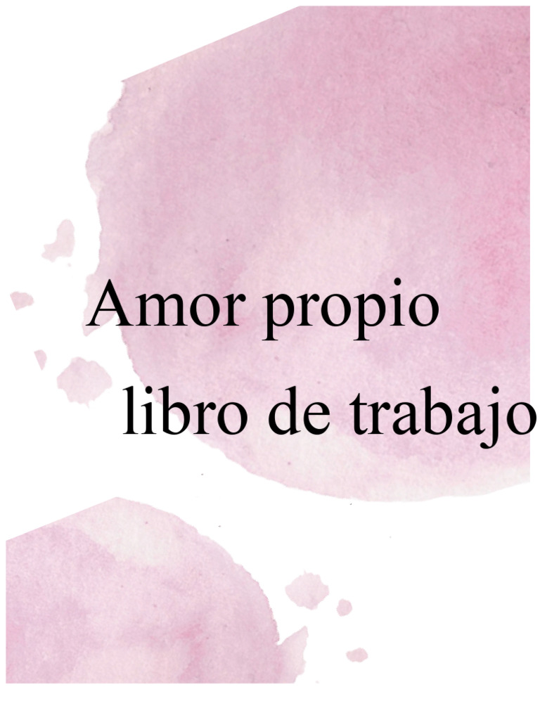Sin Título | PDF | Autoestima