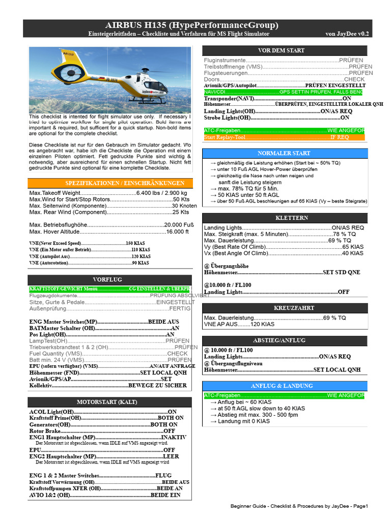 CHKL H135 | PDF