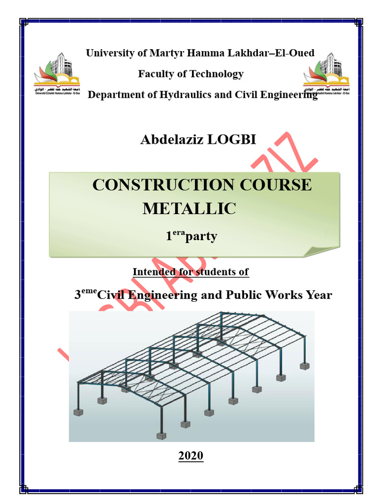 Metal Construction Course for Civil Engineers | PDF | Deformation ...