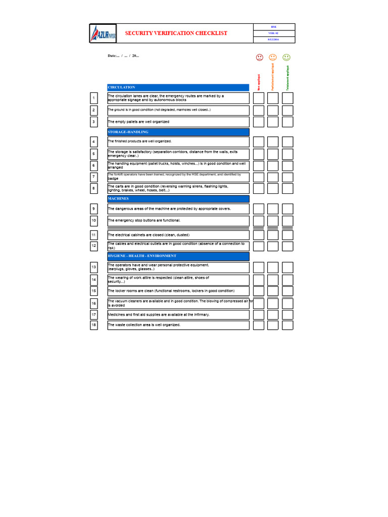 Security Verification Checklist Guide | PDF