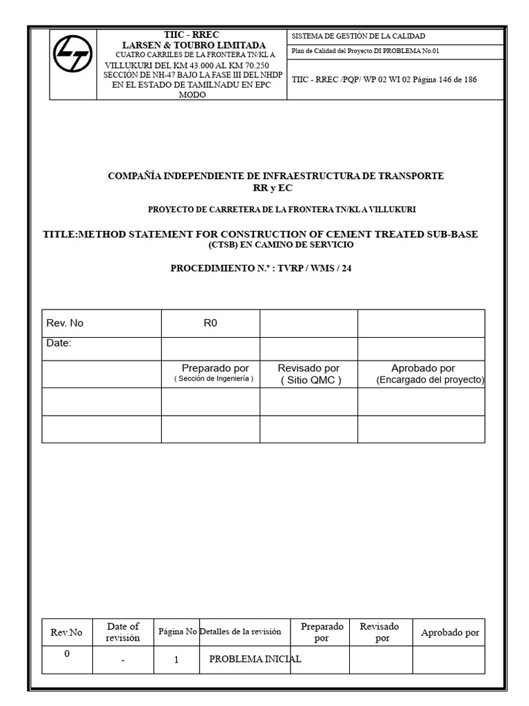 Método de Construcción CTSB en Tamil Nadu | PDF