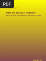 Kim-Order and Agency in Modernity