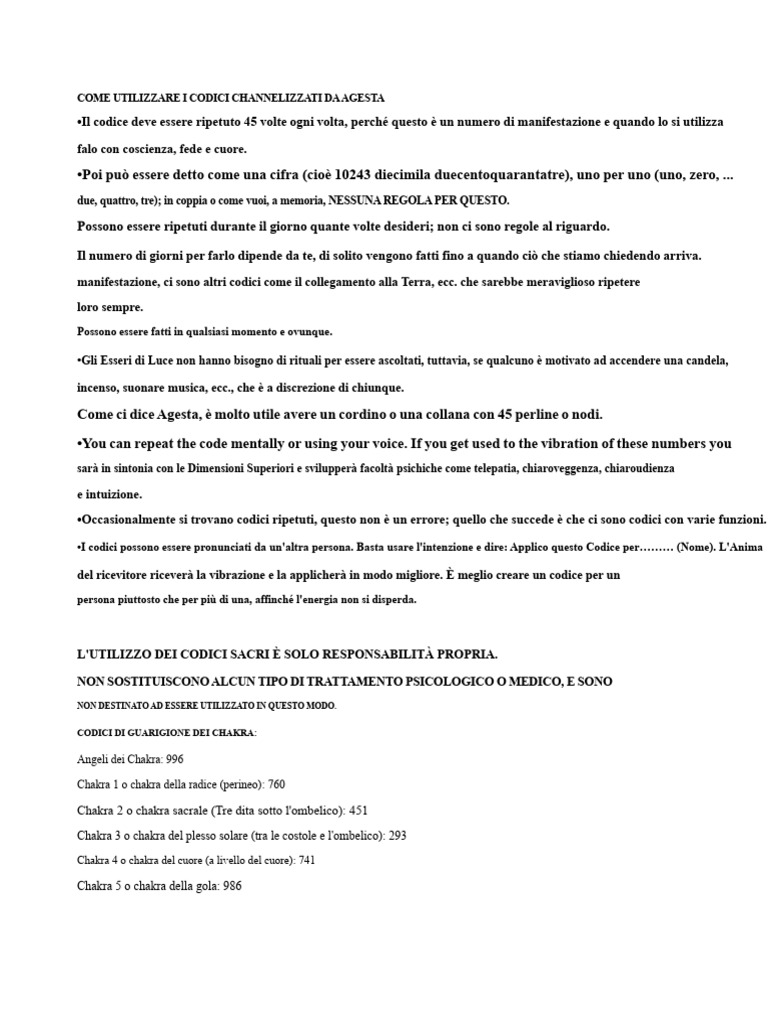 Elenco Dei Codici Sacri Agesta | PDF