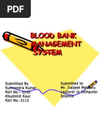 Database of Blood Bank1