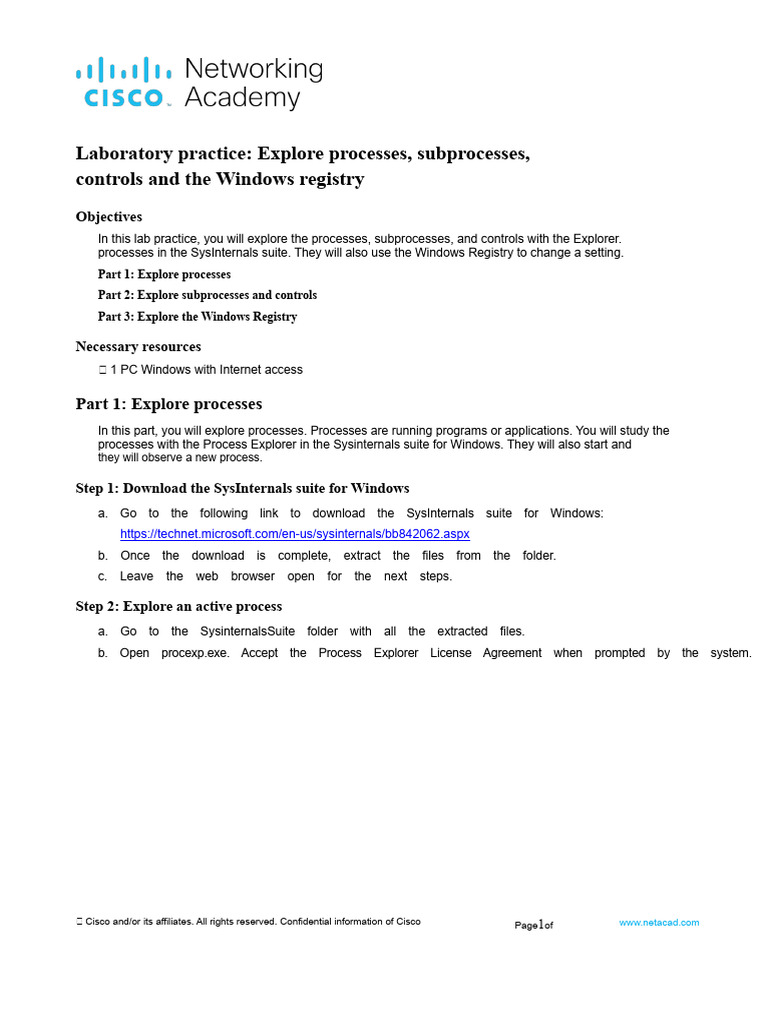 Lab 1.2 - Exploring Processes, Subprocesses, Identifiers, and Windows ...