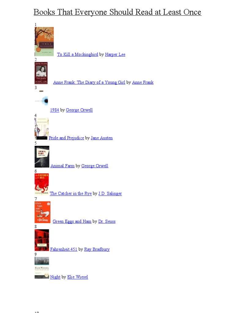 Image Result For Cl Ic Novels Everyone Should Read At Least Once