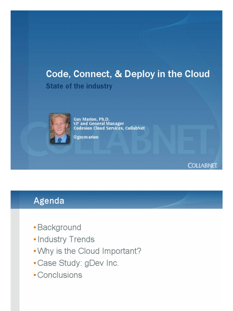 Code Connect and Deploy in The Cloud | PDF | Software As A Service ...