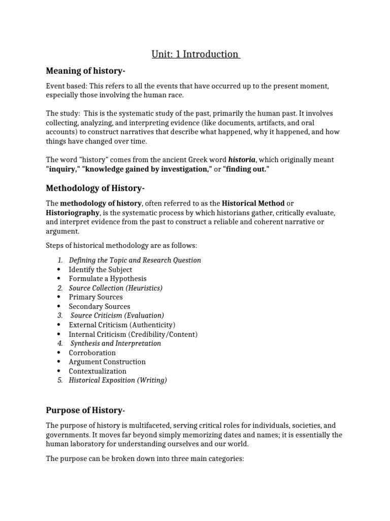 Unit 1 | PDF | Methodology | Liberal Arts Education