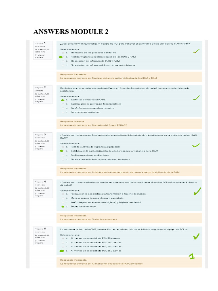RESPONSES J Basic Course On Prevention and Control of Multidrug ...