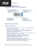 Lominger Competency Model Overview | PDF | Leadership | Cognition