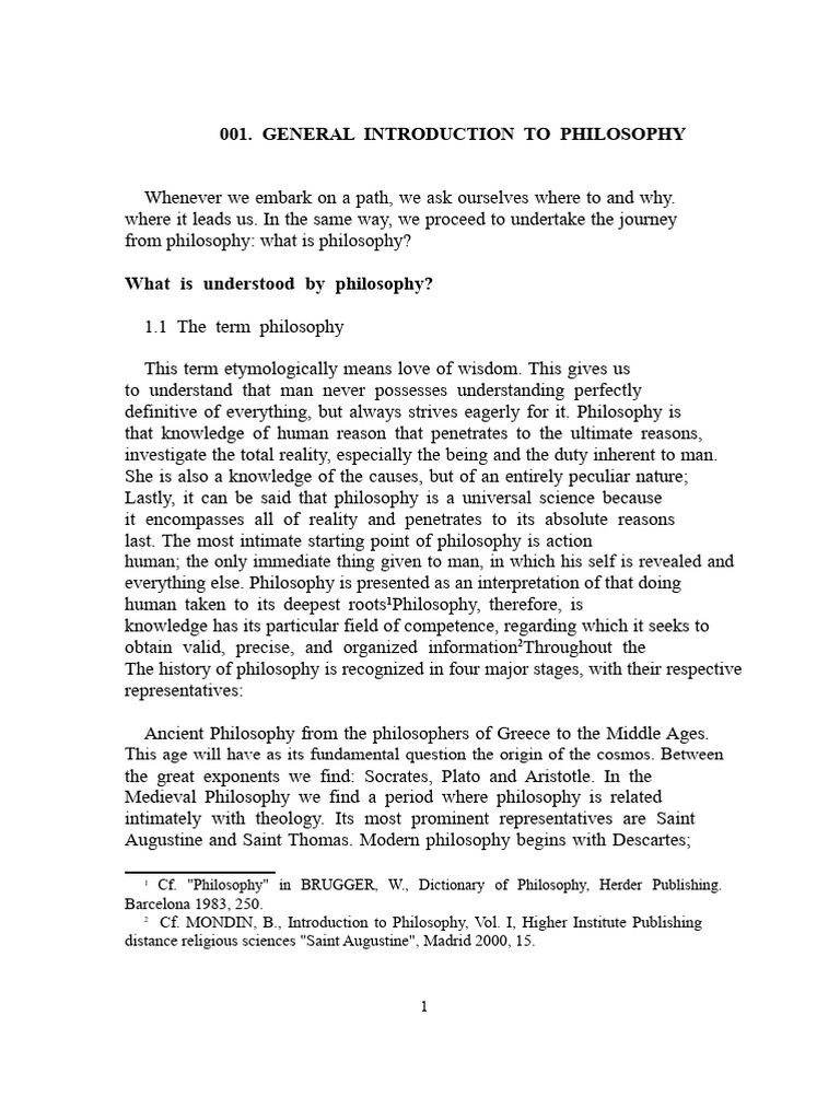Introduction to Philosophy Explained | PDF | Knowledge | Science