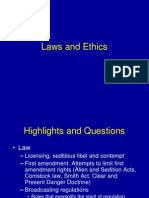 Laws and Ethics