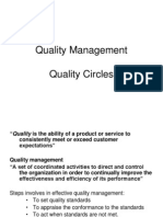 Quality Management Quality Circles