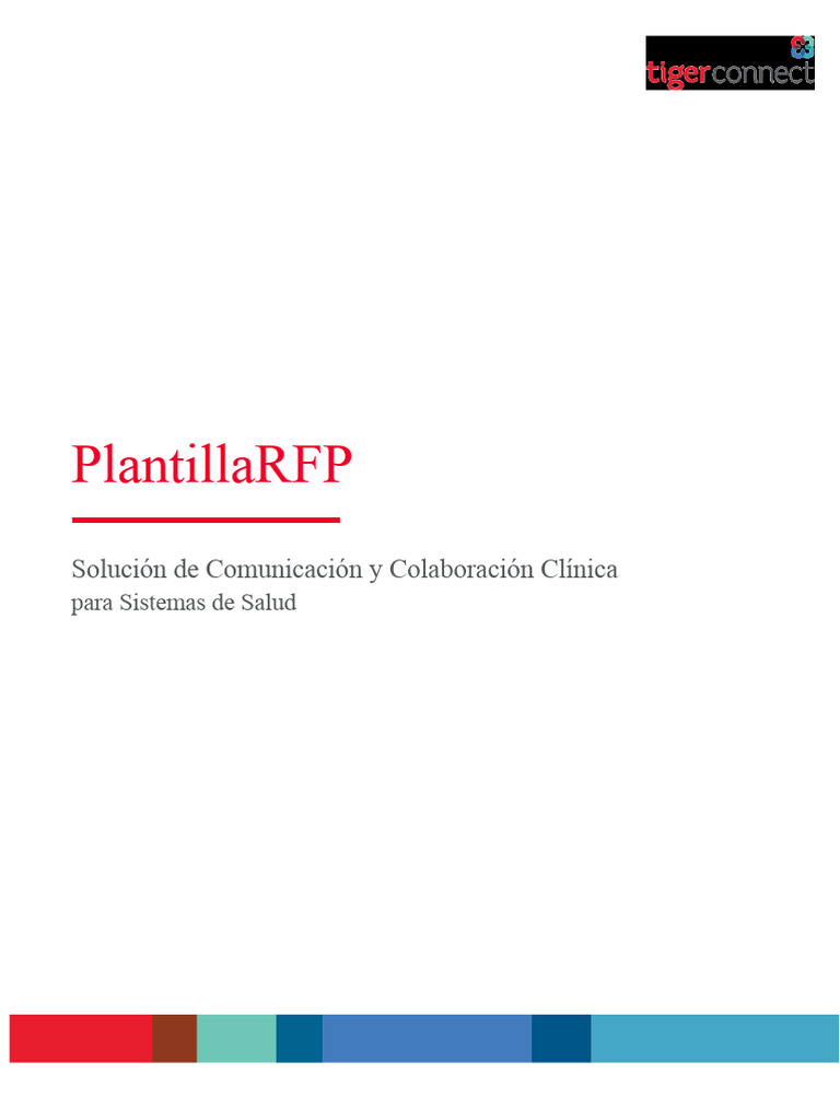 Plantilla RFP para Comunicación en Salud | PDF | Solicitud de propuesta ...