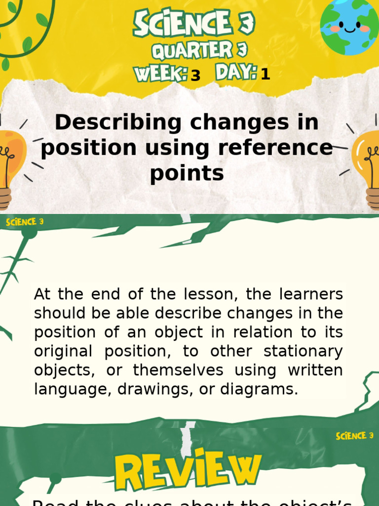 Describing Object Position Changes | PDF