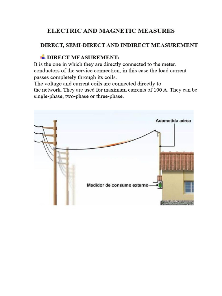 Electric and Magnetic Measurement Techniques | PDF | Transformer ...