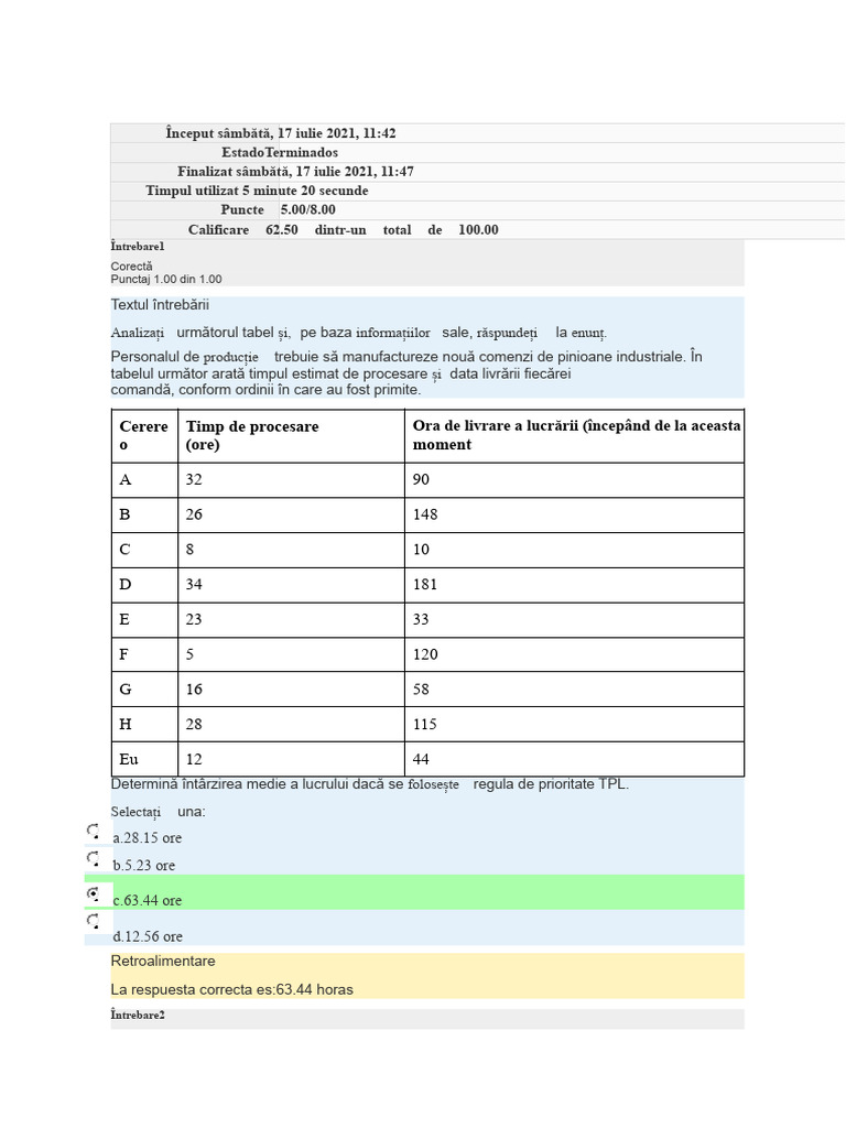 Reguli de Prioritate - Examen | PDF