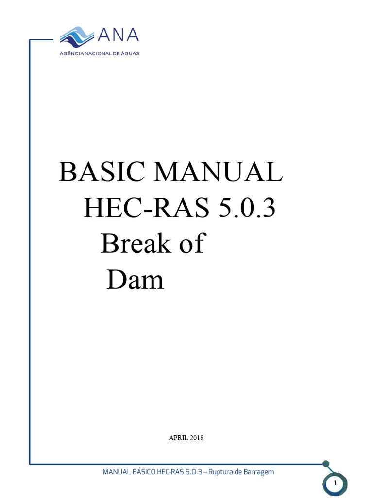 HEC-RAS Dam Break Simulation Guide | PDF | Arc Gis | Computer File